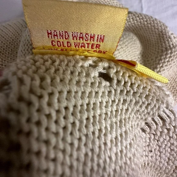 Catherine Malandrino | 3/4 Sleeve Knit V-Neck Pullover Sweater - Size L - Picture 7 of 7